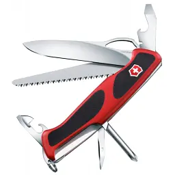 Нож VICTORINOX 0.9663.MC Delemont "RangerGrip 78" Black/Red