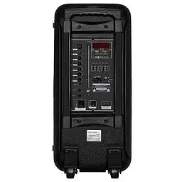 Акумуляторна акустична система XPRO GT-6067 колонка валіза 180Вт USB SD FM радіо Bluetooth 2 мікрофони ДУ (MER-14865) - мініатюра 5