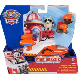 Ігровий набір Paw Patrol Великий рятувальний катер з водієм Зума (Пожежна рятувальна місія) (SM97236/6072684)