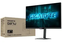 Монітор Gigabyte 27" G27U Dual Mode UHD IPS 160/320Hz (G27U EK) - мініатюра 7