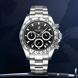 Чоловічий наручний годинник PD-1727 Silver-Black Pagani Design acs0031108 - мініатюра 4