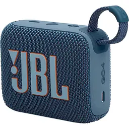 Портативна акустика JBL Go 4 Blue (JBLGO4BLU) - мініатюра 2