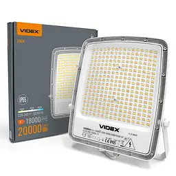 LED прожектор Videx F5, 200W 3000-5000-6500K 230V White (VL-F5-200CW) (29257-000) 