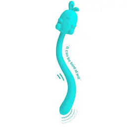 Вібратор Pretty Love Cute Bunny Turquoise, 7 vibration functions - мініатюра 5
