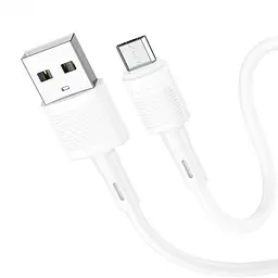 Кабель Hoco X83 Micro Victory charging data cable White