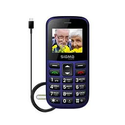 Мобільний телефон mobile Comfort 50 Easy Type-C, Blue Sigma teh0020325 - мініатюра 5