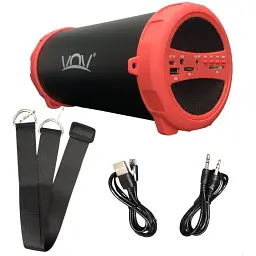 Портативна колонка VOV VOV-S11BK потужна USB micro USB AUX-вхід Bluetooth - мініатюра 5