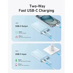 Зовнішній акумулятор Anker Power Bank Zolo 20000 30W USB-C Cable - мініатюра 9