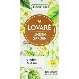Чай Lovare Tisanes Linden Garden бленд трав’яного чаю з фруктами та плодами 36 г (24 шт. х 1.5 г) - мініатюра 2