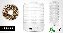 Сушарка дегідратор Mozano Food Dehydrator 500 Вт - мініатюра 5