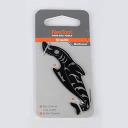 Міні-Мультитул NexTool (KT5521) EDC box cutter Shark Blue, Синій - мініатюра 5