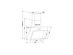 Витяжка Pyramida NR 60 PK BLACK - мініатюра 5