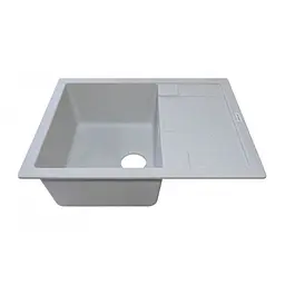 Кухонна мийка Adamant ANILA old stone 645x495x200 мм, з крилом 64,5 см - мініатюра 2