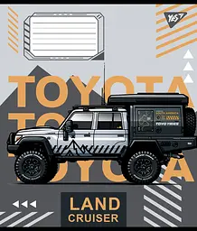 Набір зошитів Yes Off road vehicle А5 в лінійку 48 аркушів 10 шт. (767391) - мініатюра 4