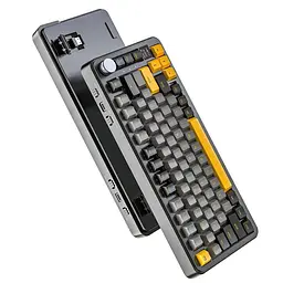 Клавіатура Attack Shark X85 Pro RGB Linear Blueberry Switch Wireless (AS-6972792470368-SB-UA) Starry Black (G-000003591) - мініатюра 5