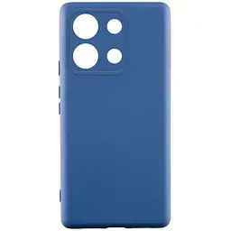 Чохол Lakshmi Silicone Cover Full Camera (AA) для Xiaomi Poco X6 Pro Синій / Navy Blue