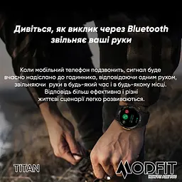 Чоловічий наручний годинник Titan Black-Gold 35 мм. Modfit acs0029731 - мініатюра 8