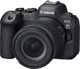 Бездзеркальний фотоапарат Canon EOS R6 Mark II Kit RF 24-105mm f4.0-7.1 IS STM (5666C030) [88335] - мініатюра 2