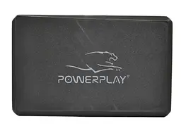 Блок для йоги PowerPlay 4006 Yoga Brick Чорний (PP_4006_Black) - мініатюра 2