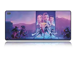 Великий килимок для мишки WorkPlaceShop Kpop Demon Hunters 900 x 400 мм