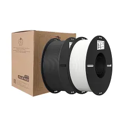 Пластик для 3D-принтера Creality PLA 2x1кг, 1.75мм, white+black (3301010337) - мініатюра 10