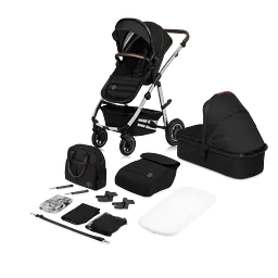 Універсальна коляска Lionelo Amber 2в1 Black Silver (LO-AMBER BLACK SILVER (2in1)) - мініатюра 12