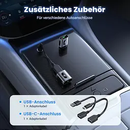Автомобільний бездротовий адаптер 2в1 для Apple CarPlay та Android Auto - мініатюра 8
