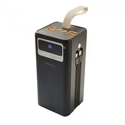 Повербанк із швидкою зарядкою чорний Power bank BOROFONE DBT35B 50000mAh PD22 5W