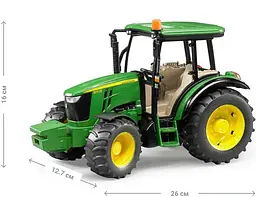 Машинка іграшкова Трактор John Deere 2106 Різнокольоровий shop (4001702021061) - мініатюра 2