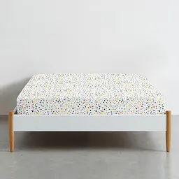 Простирадло Cosas на резинці 80х190х25 dots, зелений (ColorBlotsV6-6662_80x190x25) - мініатюра 2