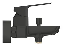 Змішувач для ванни Grohe Cubeo 1018132430 Чорний матовий - мініатюра 2
