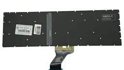 Клавіатура для ноутбука HP (15-dw0000) з підсвічуванням (Light), Silver, (No Frame)