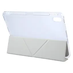 Чохол-книжка BeCover Ultra Slim Прозорий з кріпленням Apple для Apple iPad Mini 6 2021 Сірий (712931) - мініатюра 3