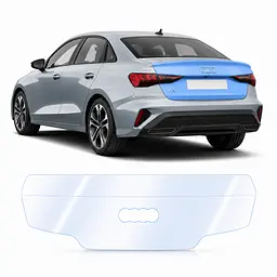 Антигравійна захисна бронеплівка за лекалами для Audi A3 8Y facelift 2024- зона кришки багажника