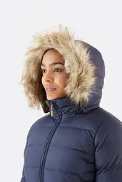 Пуховик жіночий Rab Deep Cover Parka QDB-33 12 Темно-синій - мініатюра 5