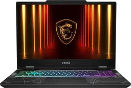 Ноутбук MSI Cyborg 15 B13W B13WFKG-1034XUA (15.6 FHD IPS 144 Hz, Intel i7-13620H, 16 GB, 512 SSD, RTX 5060 8 GB, DOS) Translucent Black (B13WFKG-1034XUA)