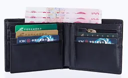 Чоловічий шкіряний гаманець Vintage 12х10х2 см acs0016093 - мініатюра 7