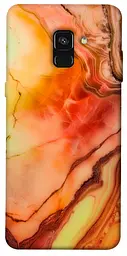 Чохол Demsky Червоний корал мармур для Samsung A530 Galaxy A8 (2018)