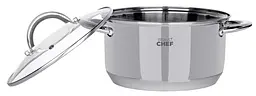 Каструля Bravo Chef, з кришкою, 18 см, 2,6 л (BC-2001-18) - мініатюра 3