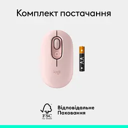 Мишка Logitech POP Mouse With Emoji Bluetooth Rose (910-007413) - мініатюра 9