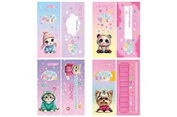Набір закладок ламінованих для книг GIRLS BOOKMARKS канцелярські аксесуари для читання (LS-07) - мініатюра 2