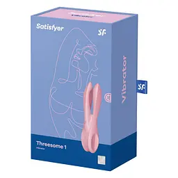Кліторальний вібратор Satisfyer Threesome 1 Pink з трьома гнучкими пальчиками - мініатюра 7