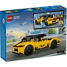 Конструктор LEGO City Жовте таксі 122 деталі (60487) - мініатюра 8