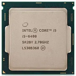 Процесор Intel Core i5 6400 (CM8066201920506) (Socket 1151, 4T, 3.3 ГГц, Tray) Б/в
