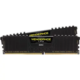 Модуль пам'яті DDR4 Corsair Vengeance LPX 2x32GB 3000MHz Black (CMK64GX4M2D3000C16) [173584]