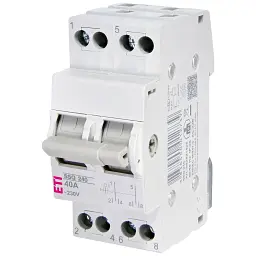 Перемикач трипозиційний ETI SSQ 240 "1-0-2", 2p 40A (2421425)