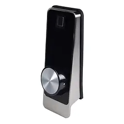 Замок біометричний автономний Trinix TRL-5203BTF Silver Left з Bluetooth, зчитувачем відбитків пальців і карт Mifare (65-00055) - мініатюра 2