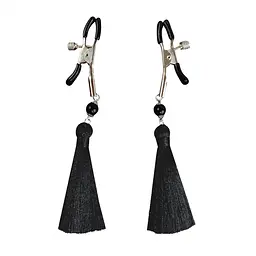 Затискачі для сосків Art of Sex - Nipple clamps Black Tassels Art of Sex SO5856 96090