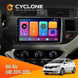 Штатна магнітола KIA Rio 2015-2017 Cyclone C9-001 2x64 CPL Cyclone (НФ-00005156)