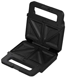 Мультимейкер Liberton LSM-5105 800 W 4в1 гриль трикутні сендвічі 4 шт бельгійські вафлі 2 шт горішки 12 шт антипригарне покриття індикатор живлення та готовності автоматичний контроль температури Black - мініатюра 2